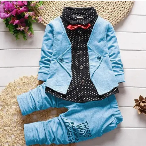 Elegant Prince Boys' Top & Bottom Set – Perfect for Every Occasion