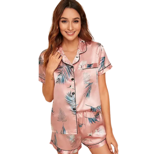 Feminine Cozy Nightwear Set