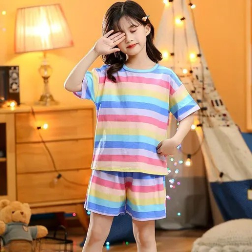 Rainbow Patta Co-Ord Set