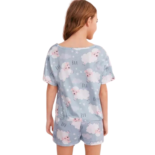 Light Sky Sheep Co-Ord Set